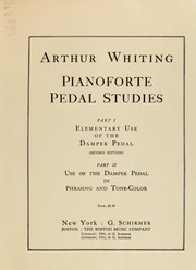 Cover of: Pianoforte pedal studies