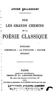 Cover of: Sur Les Grands Chemins de la Poesie Classique