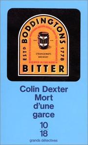 Cover of: Mort d'une garce by Colin Dexter