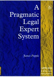 Cover of: A Pragmatic Legal Expert System
