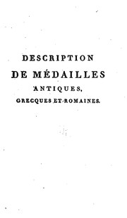 Cover of: Description de médailles antiques, grecques et romaines by Théodore Edme Mionnet