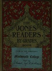 Cover of: Jones readers by grades