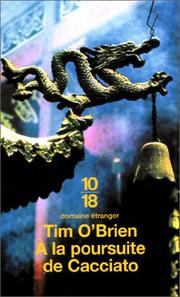 Cover of: A la poursuite de Cacciato by Tim O'Brien