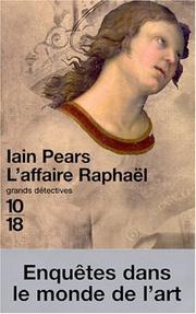 Cover of: L'Affaire Raphaël by Iain Pears
