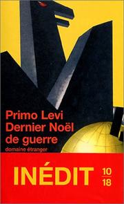 Cover of: Dernier noël avant la guerre