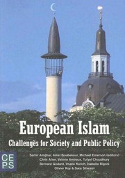 Cover of: European Islam: The Challenges for Society and Public Policy