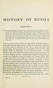 Cover of: A History of Russia by 