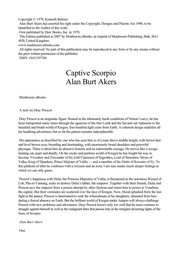 Cover of: Captive Scorpio by Alan Burt Akers