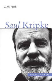Cover of: Saul Kripke by Fitch, G. W.