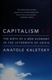 Cover of: Capitalism 4.0 by Anatole Kaletsky