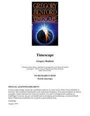 Cover of: Timescape by Gregory Benford
