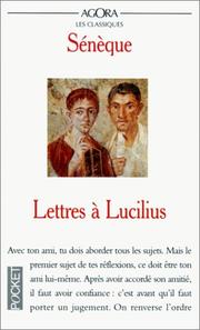 Cover of: Lettres à Lucilius