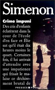 Cover of: Crime Impuni by Georges Simenon, Georges Simenon