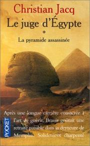 Cover of: Le Juge D'Egypte by Christian Jacq