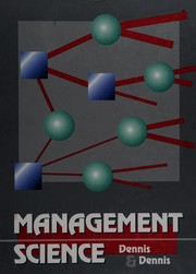 Cover of: Management science by Terry L. Dennis