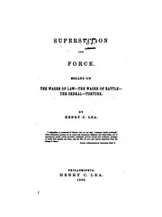 Cover of: Superstition and force. by Henry Charles Lea
