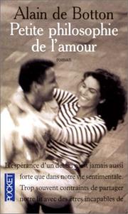 Cover of: Petite philosophie de l'amour by Alain De Botton, Raymond Las Vergnas