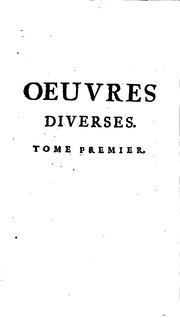 Cover of: Oeuvres diverses by Jean de La Fontaine