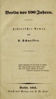 Cover of: Der b©œse Blick, oder, Die Queisse in den Jahren 1538, 1638, 1738 und 1838: historischer Roman