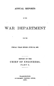 Cover of: Report of the Chief of Engineers, U.S. Army