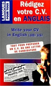 Cover of: Rédigez votre CV en anglais by Marie-Claude Roland, Martha Mast-Grand
