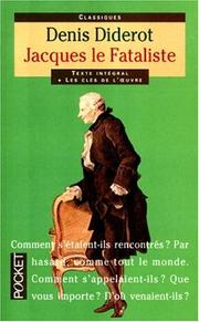 Cover of: Jacques le Fataliste et son maître by Denis Diderot, Marie-Thérèse Ligot
