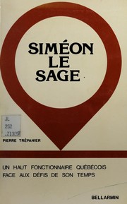 Cover of: Siméon Le Sage by Pierre Trépanier
