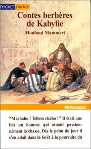 Cover of: Contes berbères de Kabylie by Mouloud Mammeri