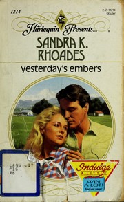 Cover of: Yesterday's Embers by Sandra K. Rhoades