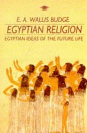 Cover of: Egyptian Religion by Ernest Alfred Wallis Budge