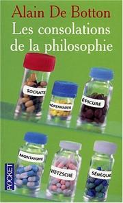 Cover of: Les consolations de la philosophie by Alain De Botton