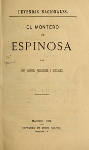 Cover of: El montero de Espinosa