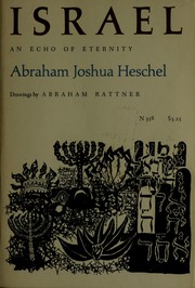 Cover of: Israel: an echo of eternity.