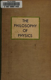 Cover of: The philosophy of physics