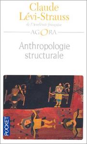 Cover of: Anthrolpologie Structurale by Claude Lévi-Strauss