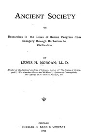 Cover of: Ancient society by Lewis Henry Morgan