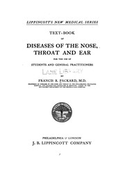 Cover of: Text-book of diseases of the nose, throat and ear: for the use of students and general practitioners