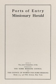 Cover of: Ports of entry : Missionary Herald
