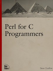 Cover of: Perl for C programmers by Steve Oualline