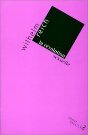 Cover of: La Révolution sexuelle