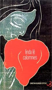 Cover of: Calomnies by Linda Lê, Linda Lê