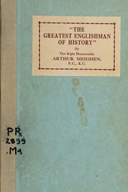 Cover of: "The greatest Englishman of history"