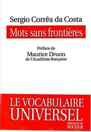 Cover of: Mots sans frontières