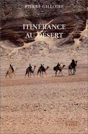 Cover of: Itinérance au désert