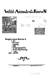 Cover of: Wild animals I have known, and 200 drawings
