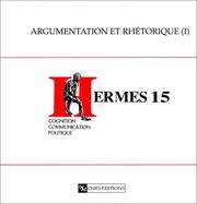 Cover of: Hermès, tome 15. Augmentation et rhétorique
