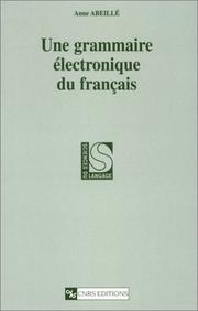 Cover of: Une grammaire électronique du français