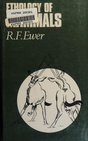 Cover of: Ethology of mammals by Ewer, R. F.