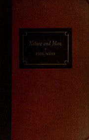 Cover of: Nature and man