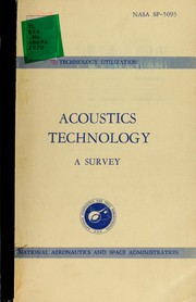 Cover of: Acoustics technology: a survey